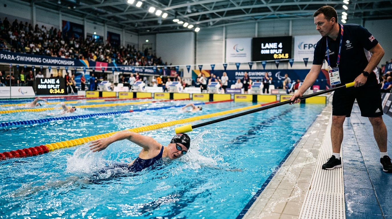 Blind Swimming (Para Aquatics)